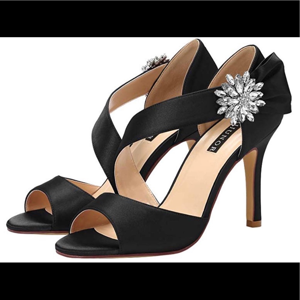 ERIJUNOR High Heel Open Toe Stiletto (NEW)